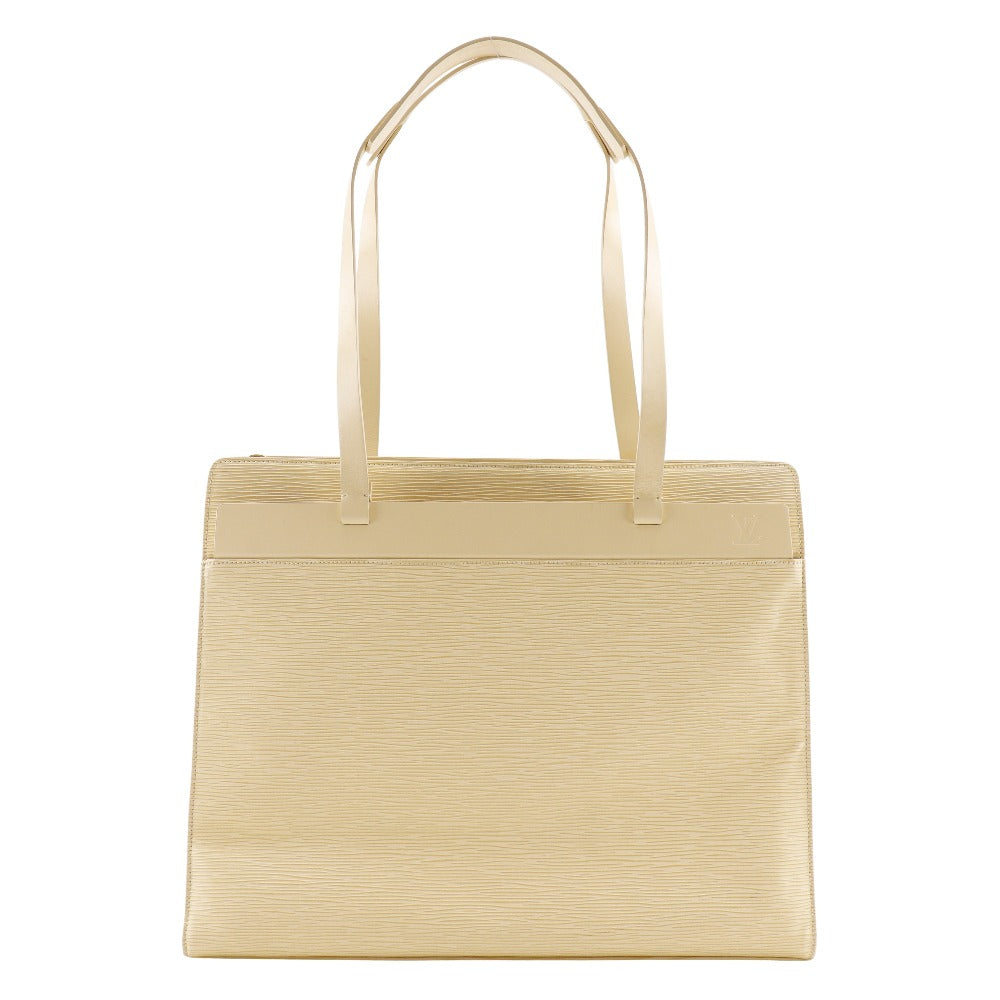 Louis Vuitton M5249A Epi Croisette PM Leather Cream Tote Bag