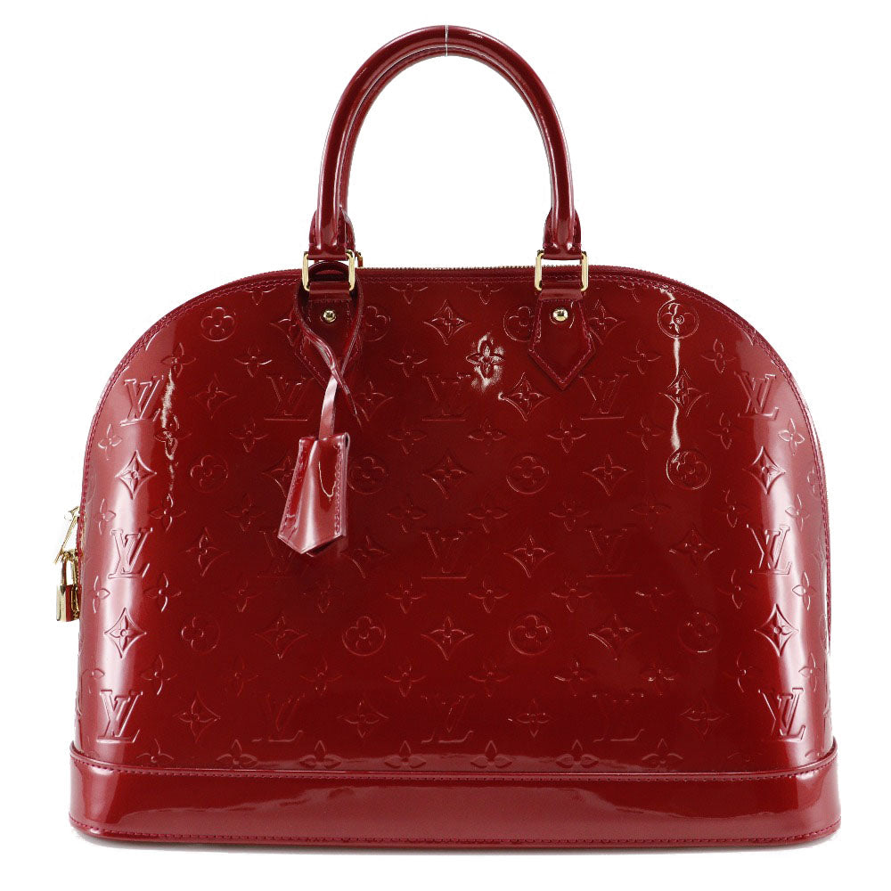 Louis Vuitton M93596 Vernis Alma GM Red Handbag