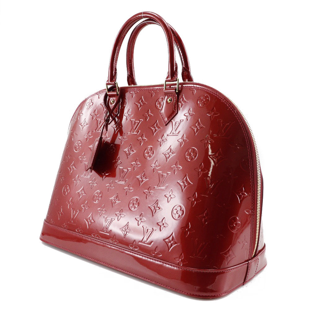 Louis Vuitton M93596 Vernis Alma GM Red Handbag