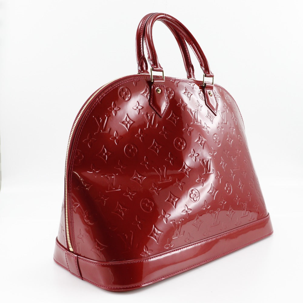 Louis Vuitton M93596 Vernis Alma GM Red Handbag