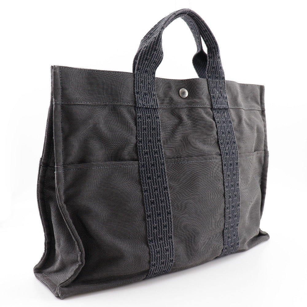 Tote Bag Gray Her Linemm Mens(Unisex) Canvas Nylon