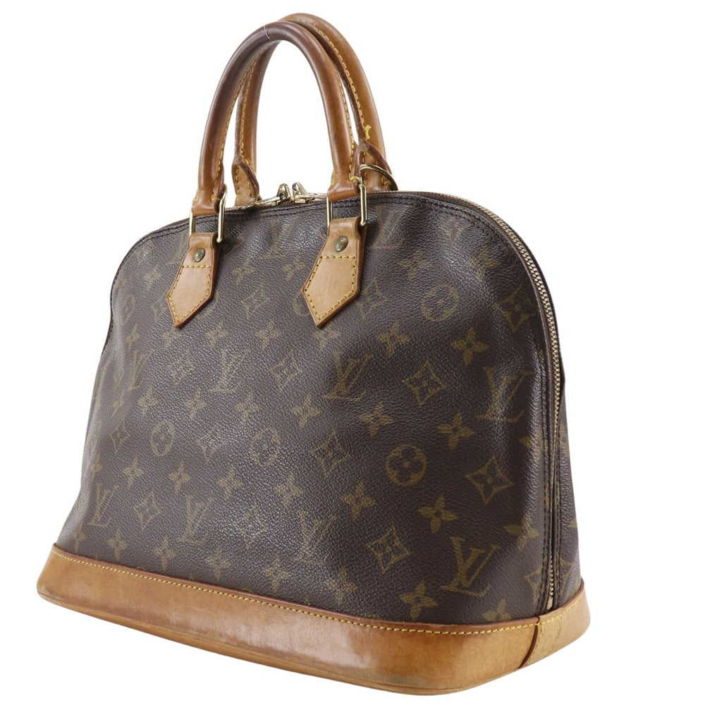 Louis Vuitton M51130 Alma Monogram Canvas Brown Handbag 10