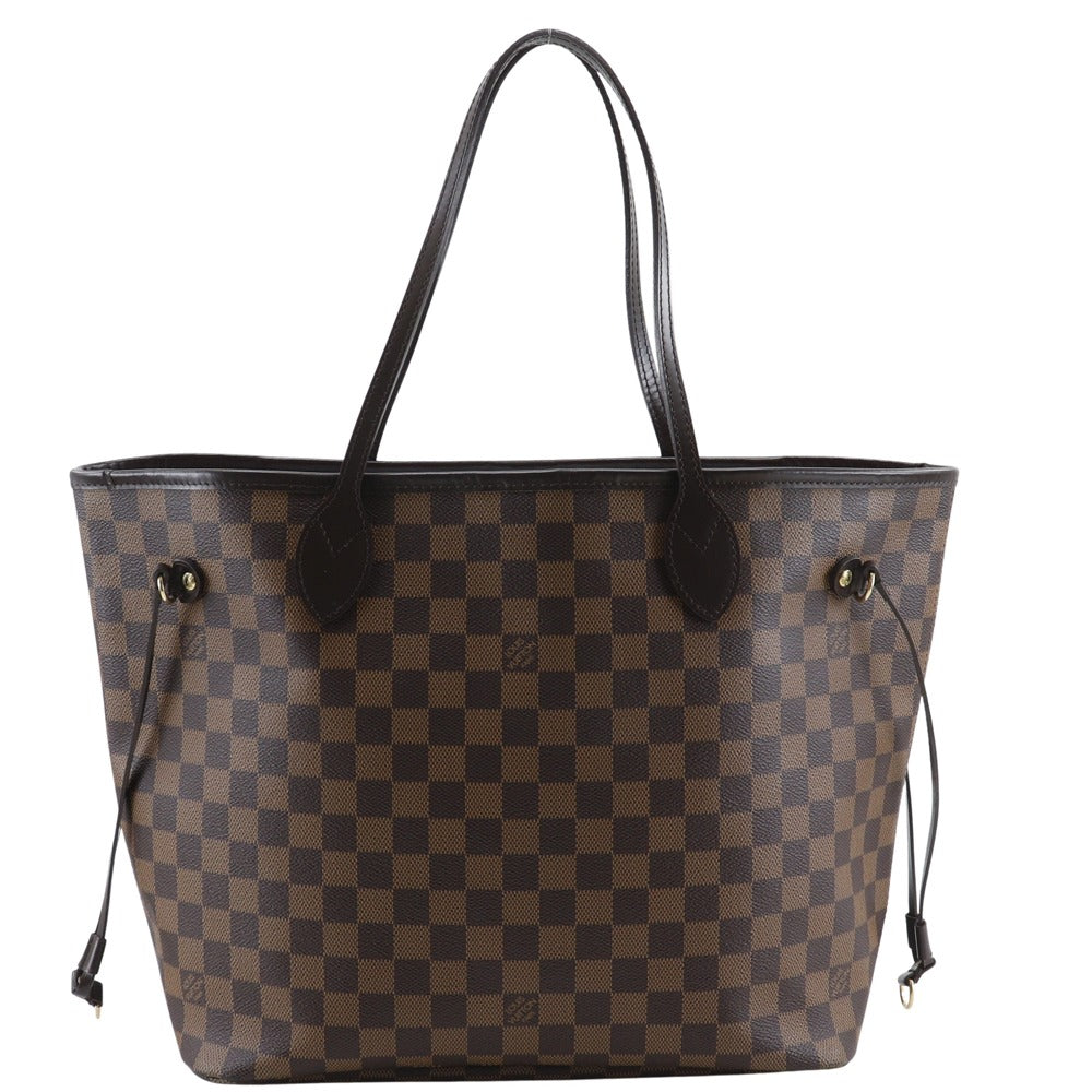 Louis Vuitton N51105 Damier Neverfull MM Canvas Brown Tote Bag 6