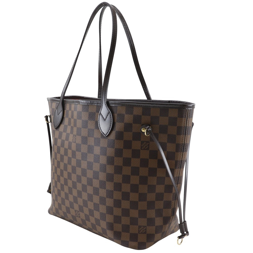 Louis Vuitton N51105 Damier Neverfull MM Canvas Brown Tote Bag 6