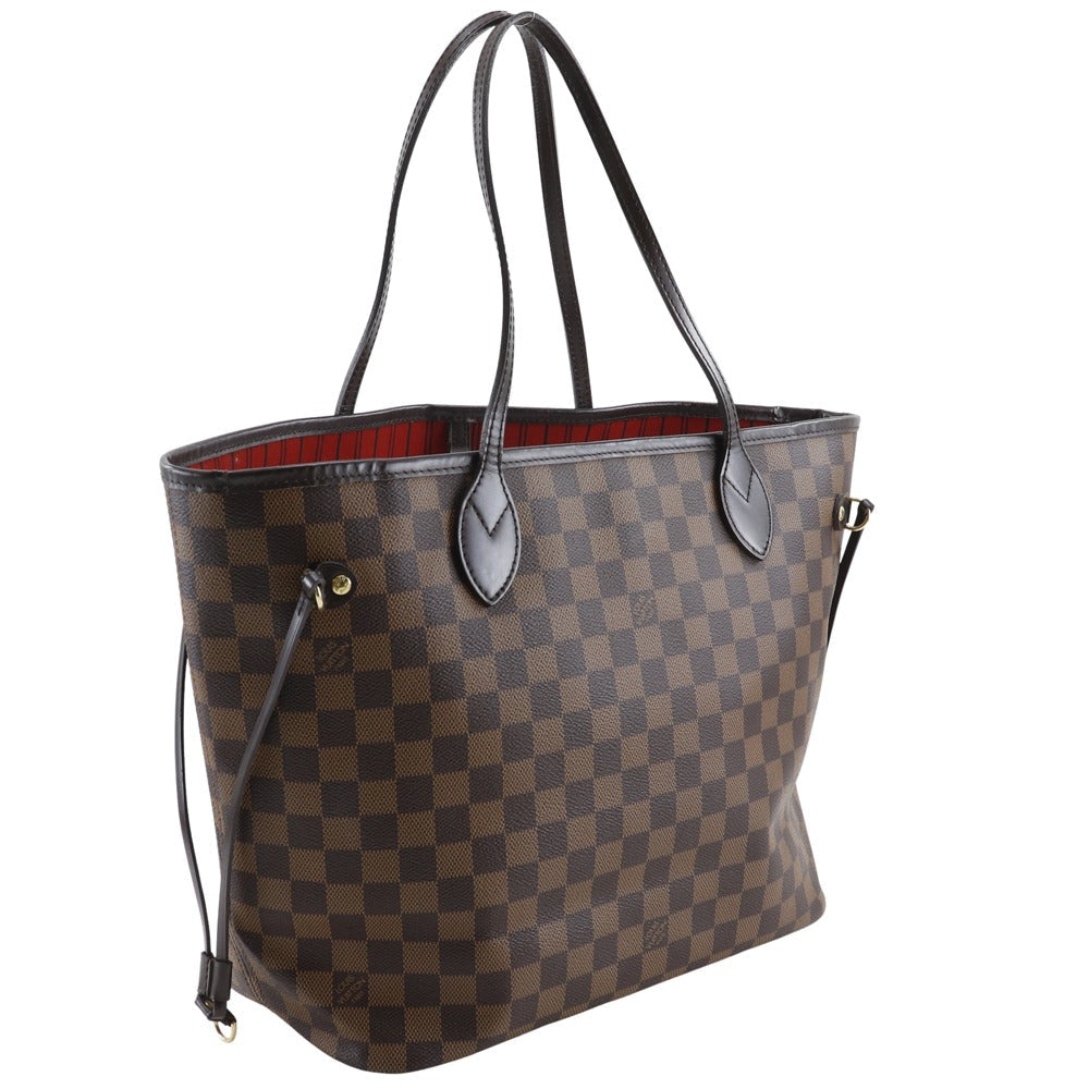 Louis Vuitton N51105 Damier Neverfull MM Canvas Brown Tote Bag 6