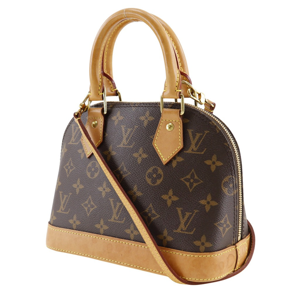 Louis Vuitton M53152 2WAYShoulder Alma BB Monogram Canvas Brown Shoulder Bag