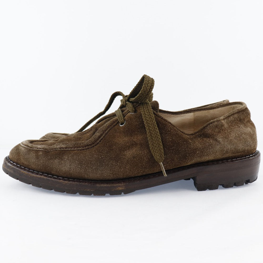 Chanel Suede Moccasins With Coco Mark Bag