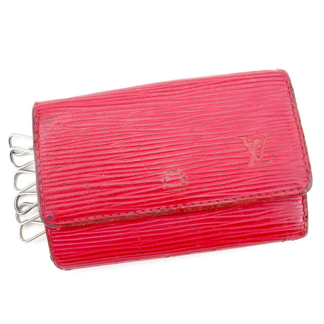 Louis Vuitton Key holder M63817 Castilian Red Key Chain