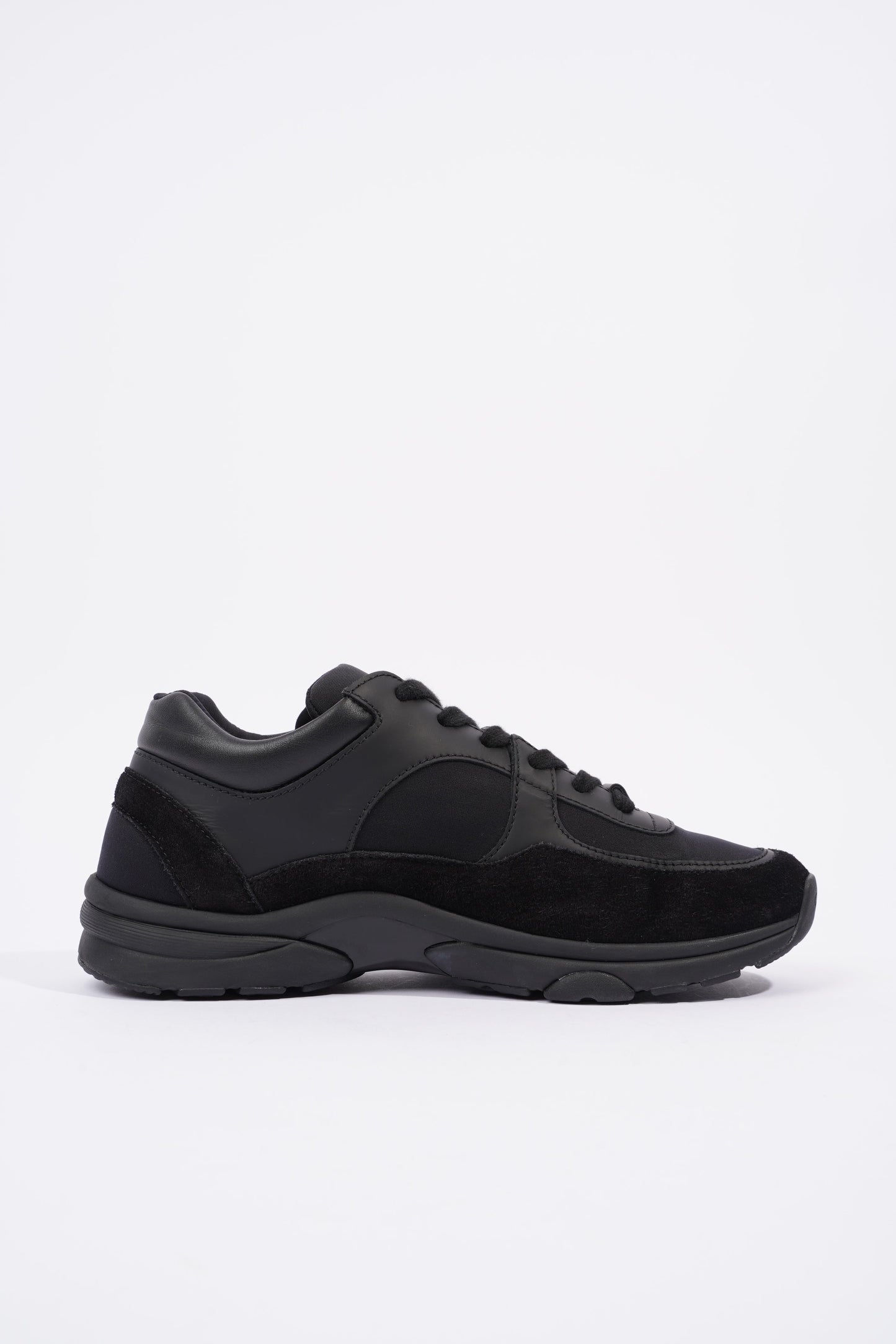 Chanel CC Logo Sneaker Black Suede EU 38 UK 5
