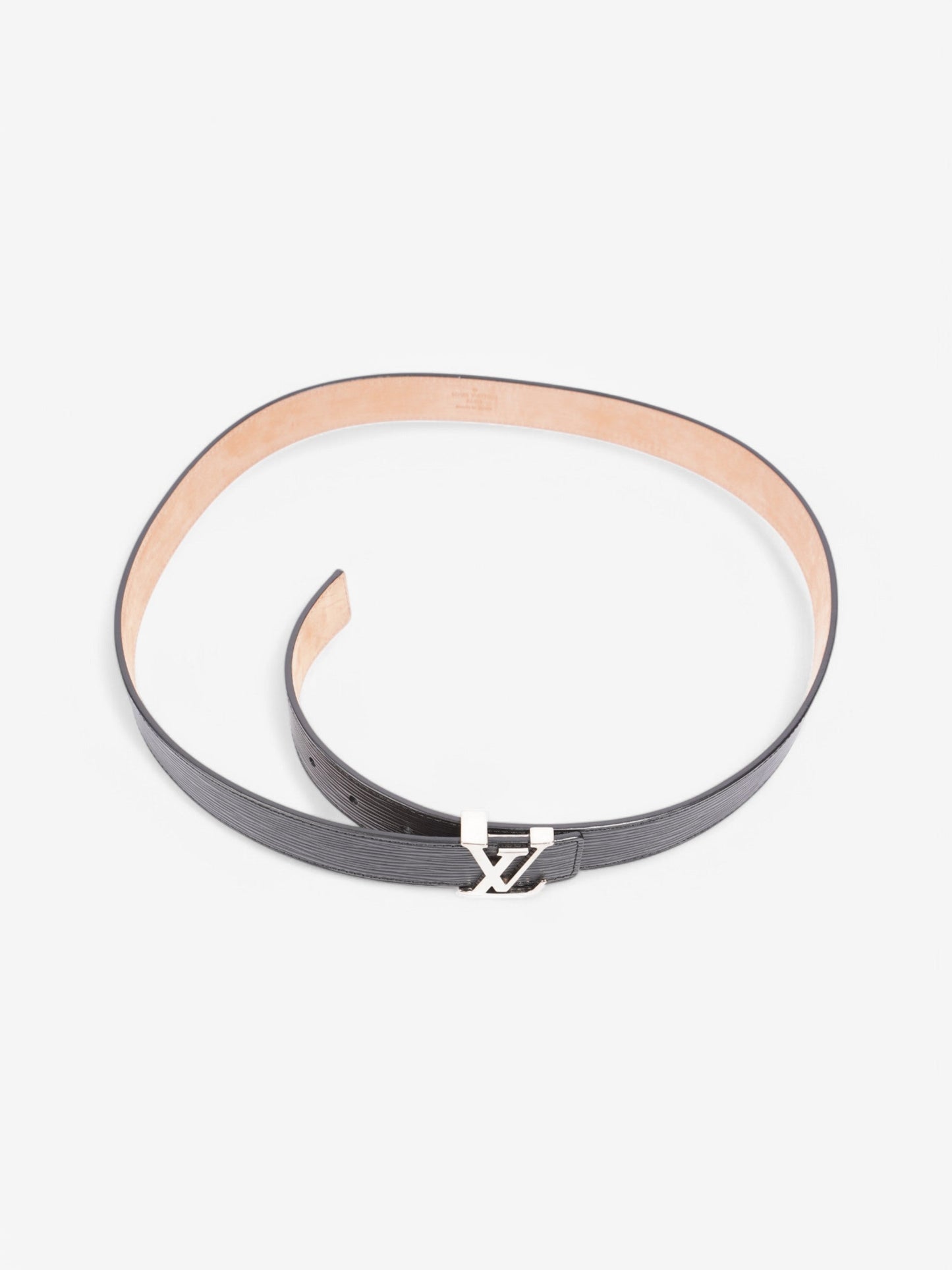 Louis Vuitton Initials 30mm Belt 95cm 38" Epi Leather Black