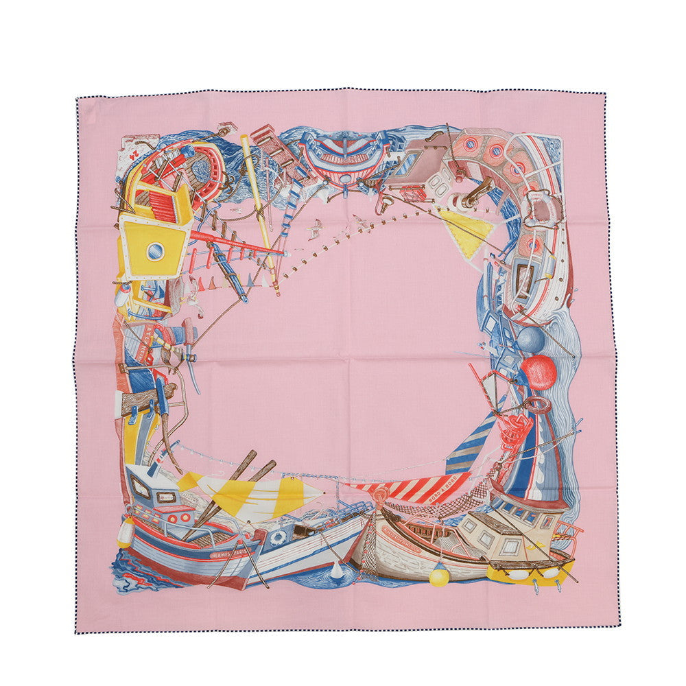 Carre Board A Board Size Rose Dragee Blue Travel Bag
