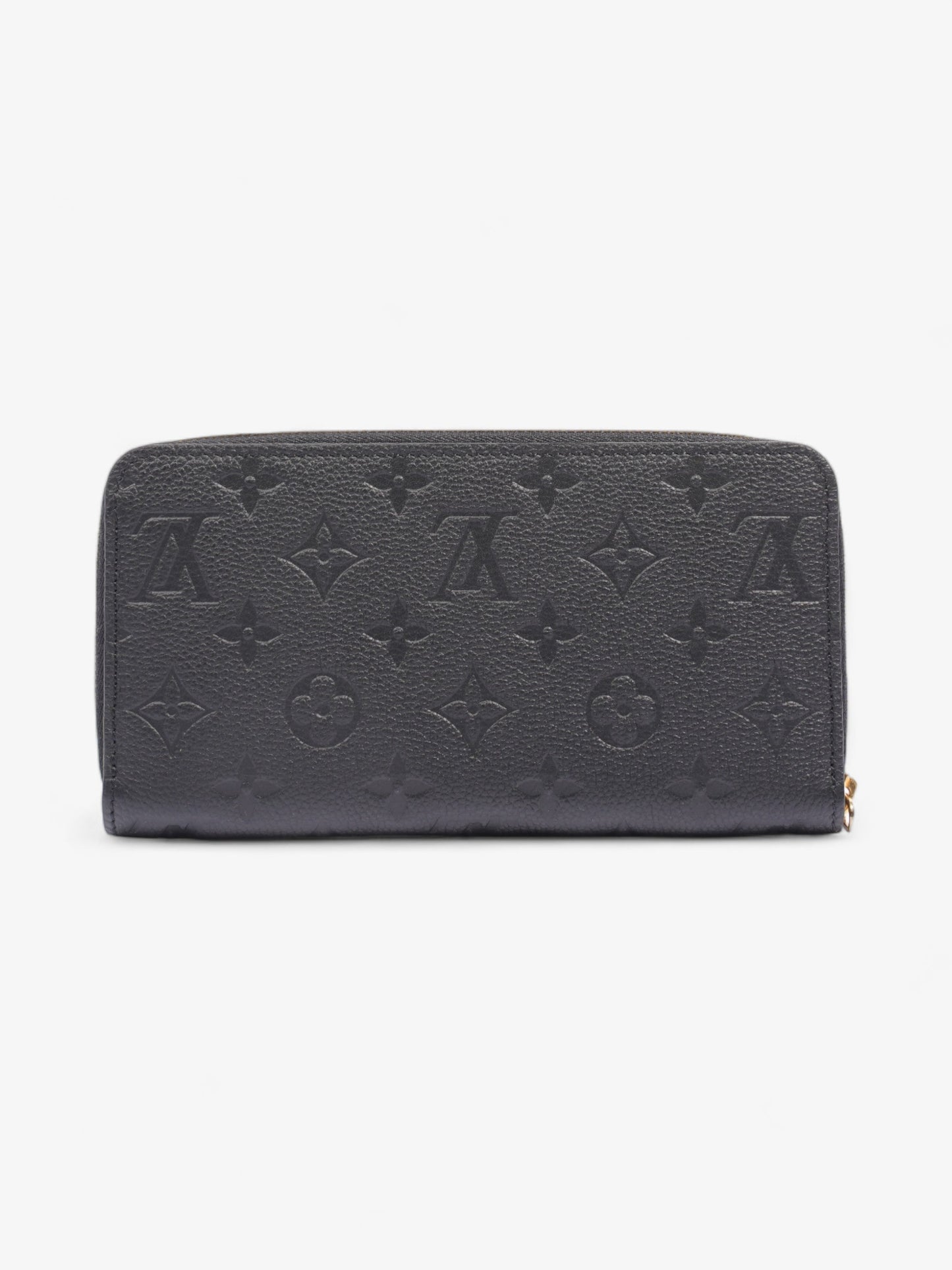 Louis Vuitton Zippy Monogram Empreinte Leather Black Wallet Case