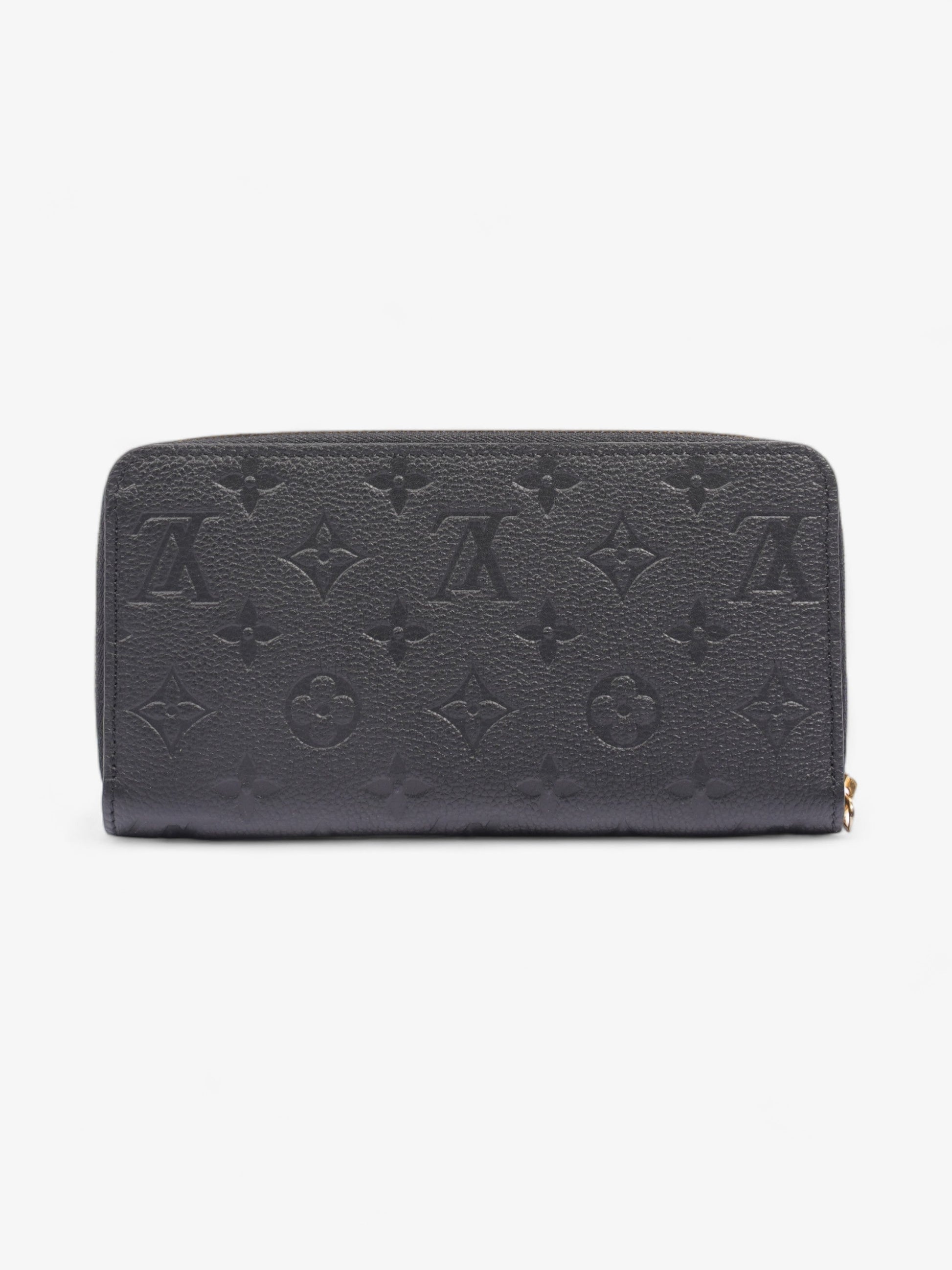 Louis Vuitton Zippy Monogram Empreinte Leather Black Wallet Case