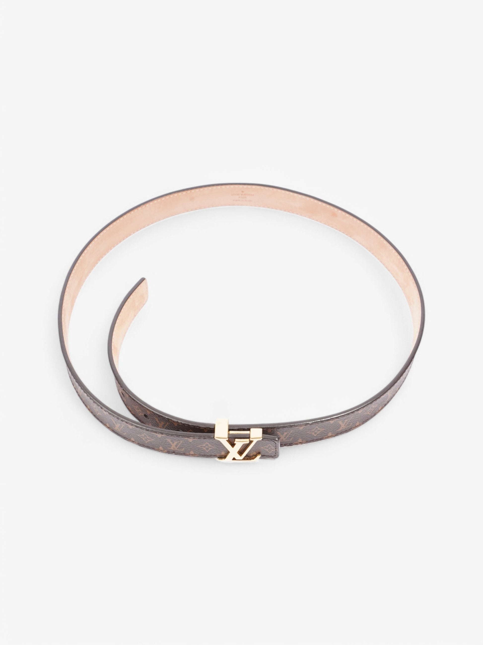 Louis Vuitton Initials 20mm Belt Coated 80cm Monogram Canvas Coated Canvas Apparel