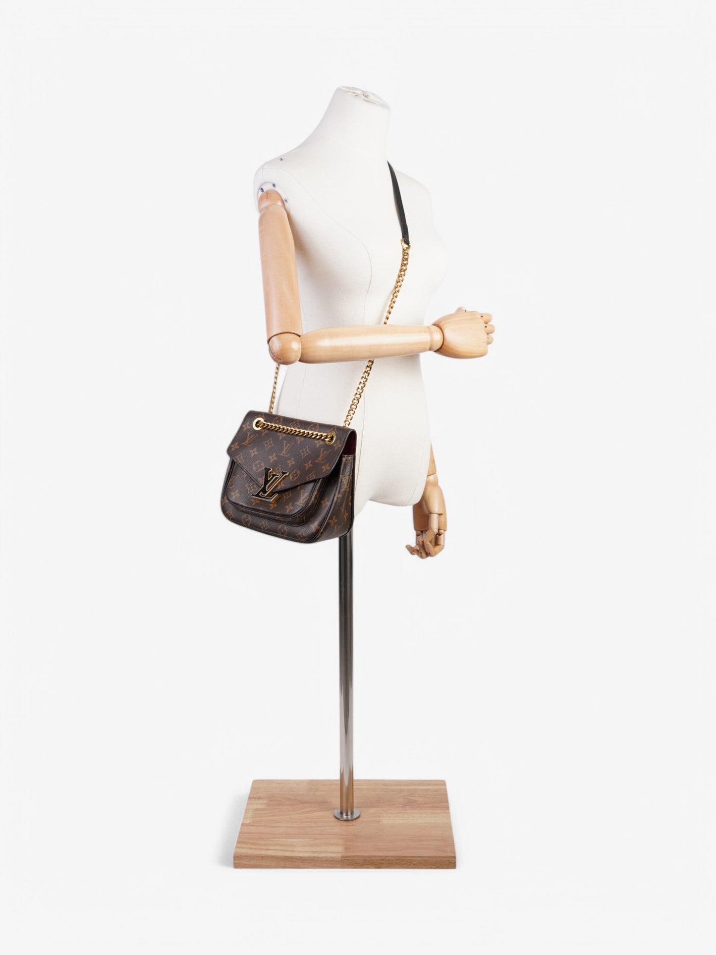 Louis Vuitton Passy Coated Monogram Canvas Coated Canvas Black Apparel