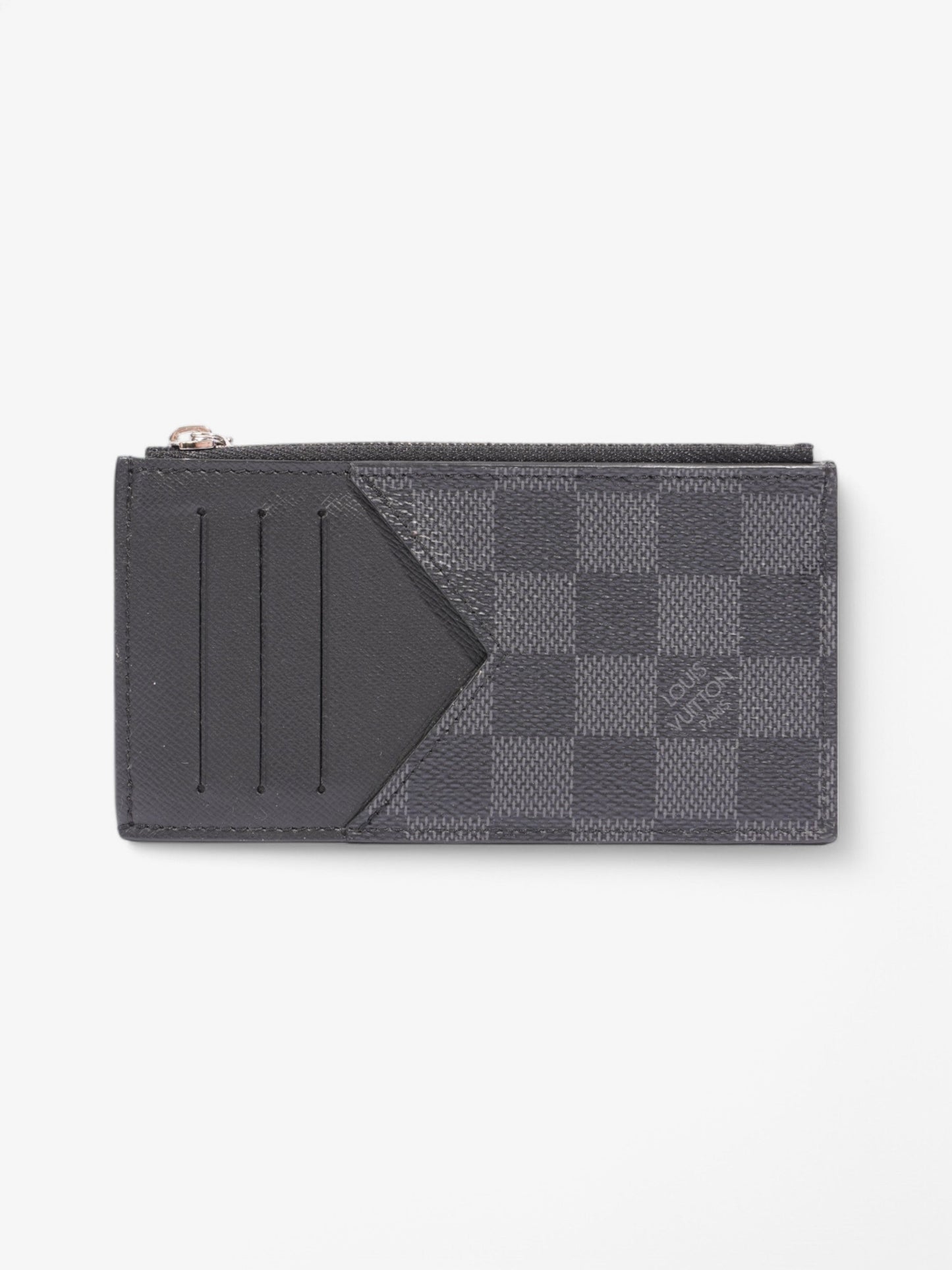 Louis Vuitton Coin Card Holder 2mm Coated Canvas Wallet Case