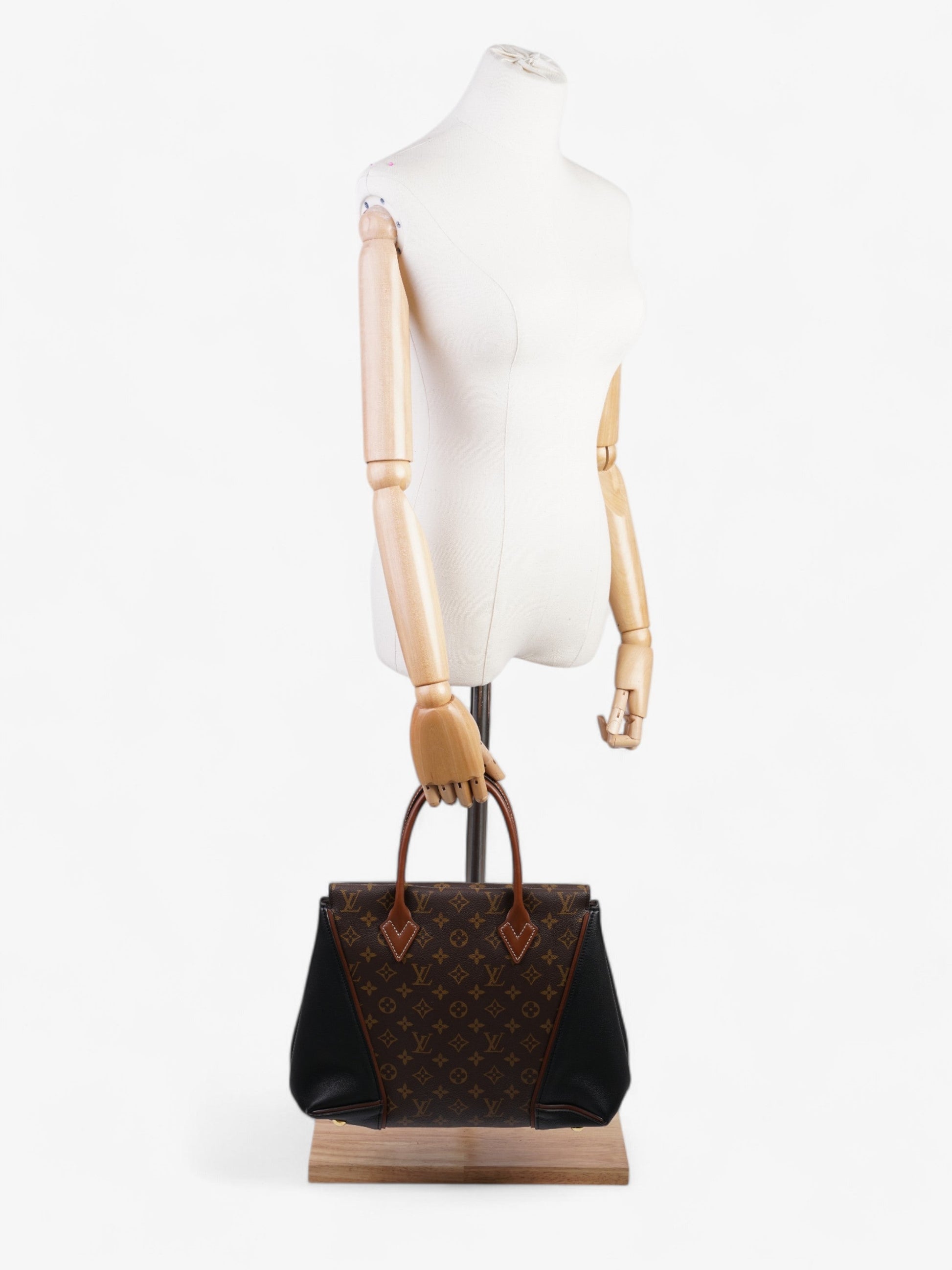 Louis Vuitton W Coated Monogram Black PM Canvas Coated Canvas Apparel