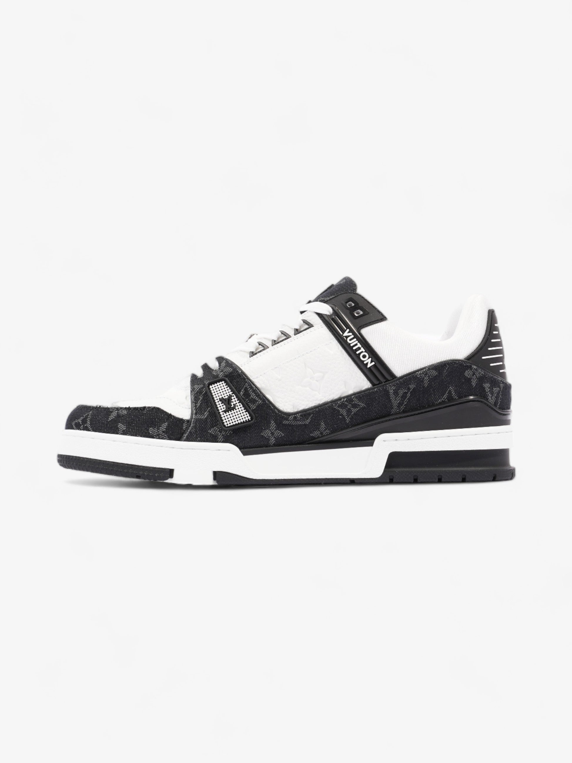Louis Vuitton Trainers EU 46 UK 11 Leather Black White Handbag