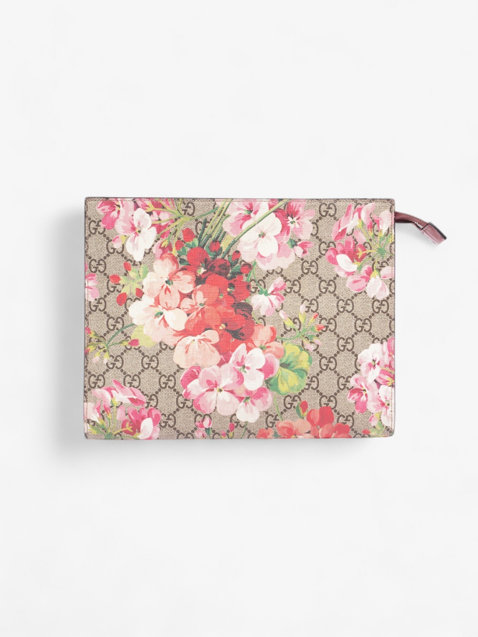 Gucci Blooms Clutch Supreme Bloom Coated Canvas Clutch Bag