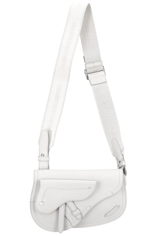 Dior Messenger Bag Saddle Messenger Pouch Grey Gray