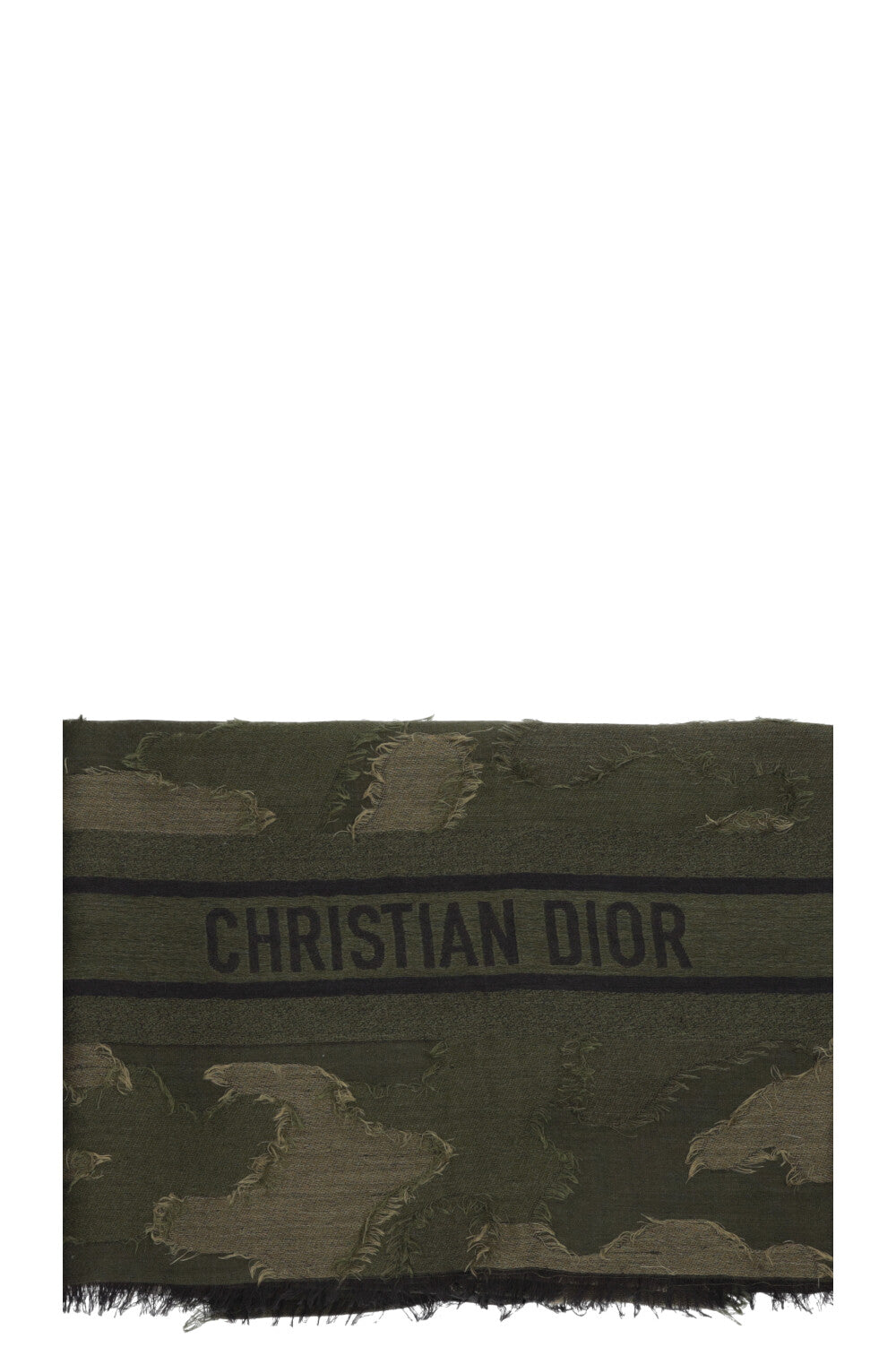 Dior Scarf Camouflage Green