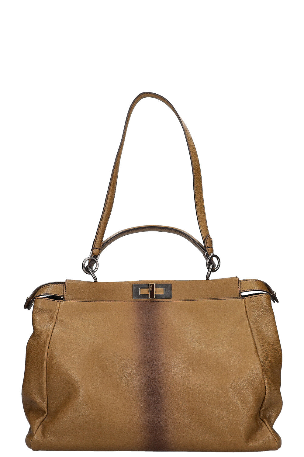 Fendi Peekabo Olive Green Large Handbag