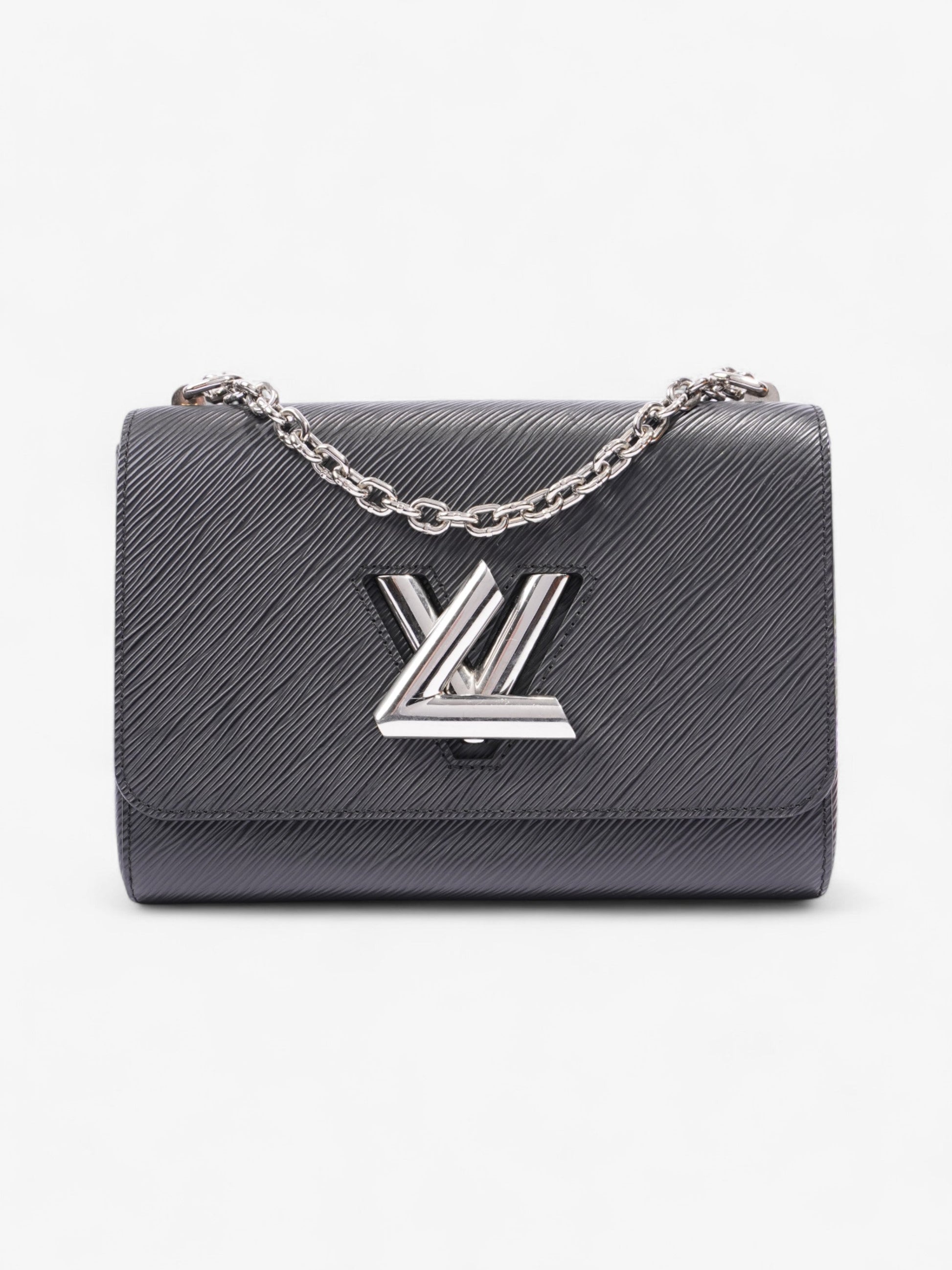 Louis Vuitton Twist Black MM Leather Handbag