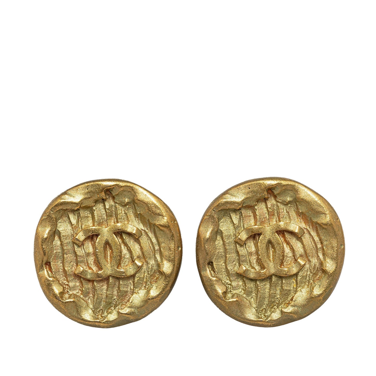 CHANEL CC Clip On Earrings Costume Earrings