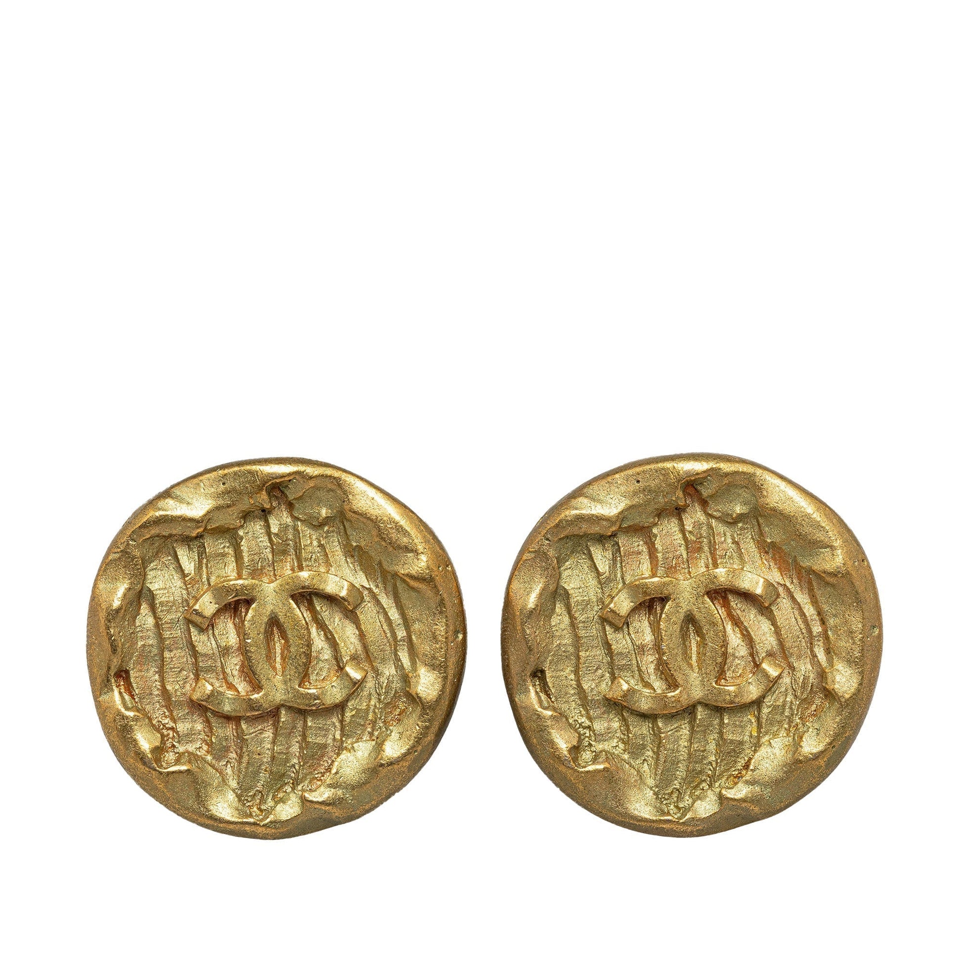 CHANEL CC Clip On Earrings Costume Earrings