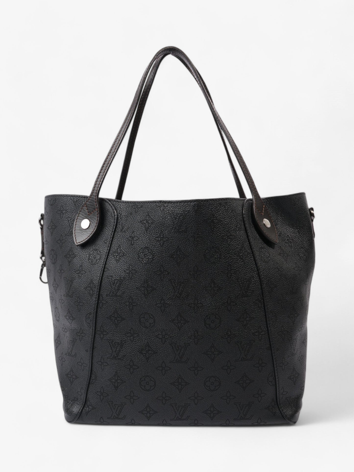 Louis Vuitton Hina Mahina MM Monogram Leather Calfskin Black Handbag