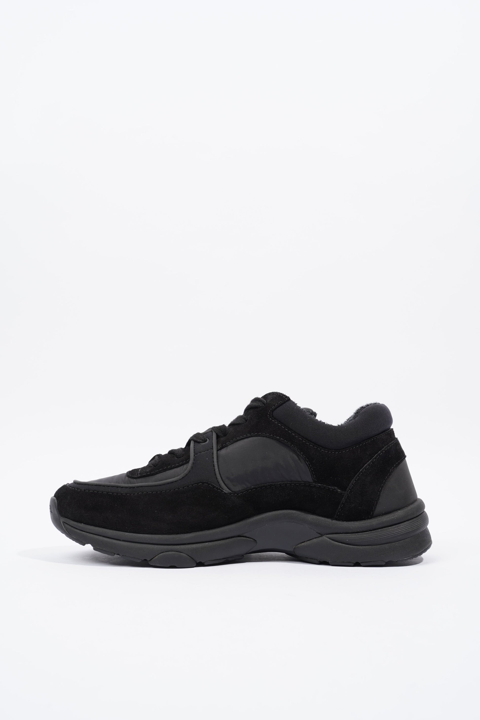 Chanel CC Logo Sneaker Black Re Nylon EU 38 UK 5