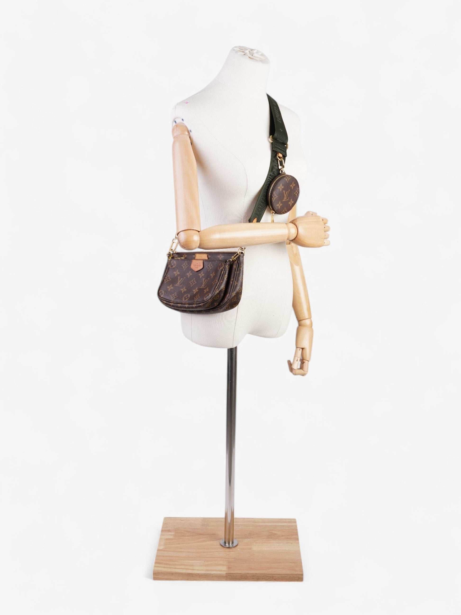 Louis Vuitton Multi Pochette Accessoires Coated Monogram Canvas Coated Canvas Apparel