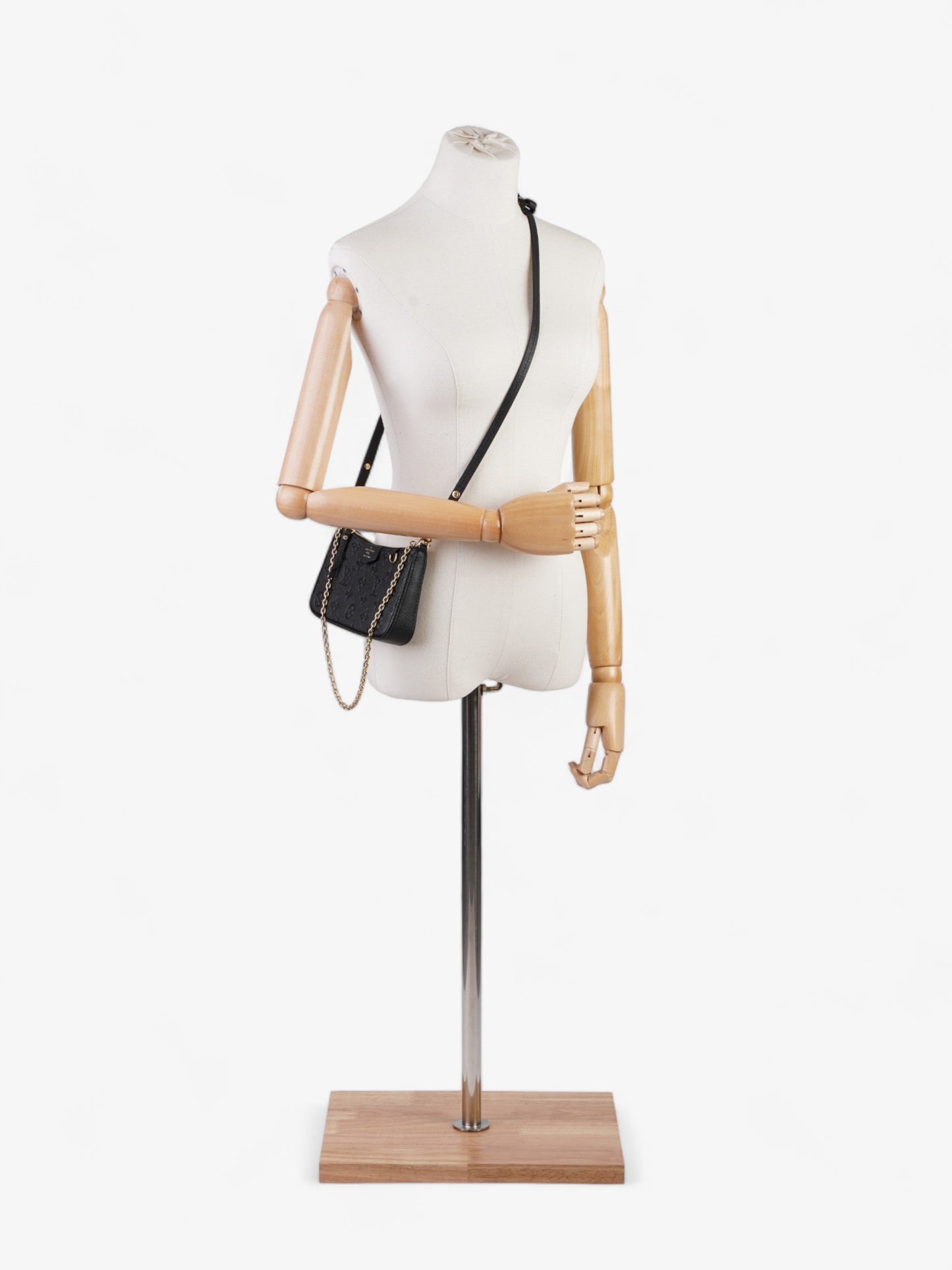 Louis Vuitton Easy On Empreinte Leather Black Handbag