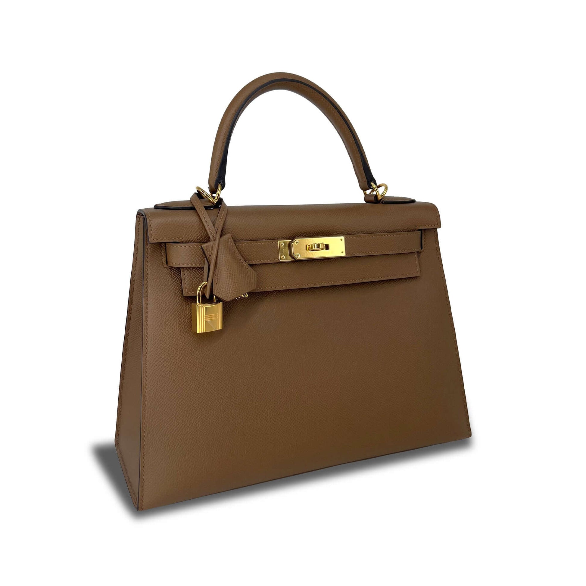 Hermes Top Quality Luxury Kelly Alezan Epsom Designer Leather Travel Bag