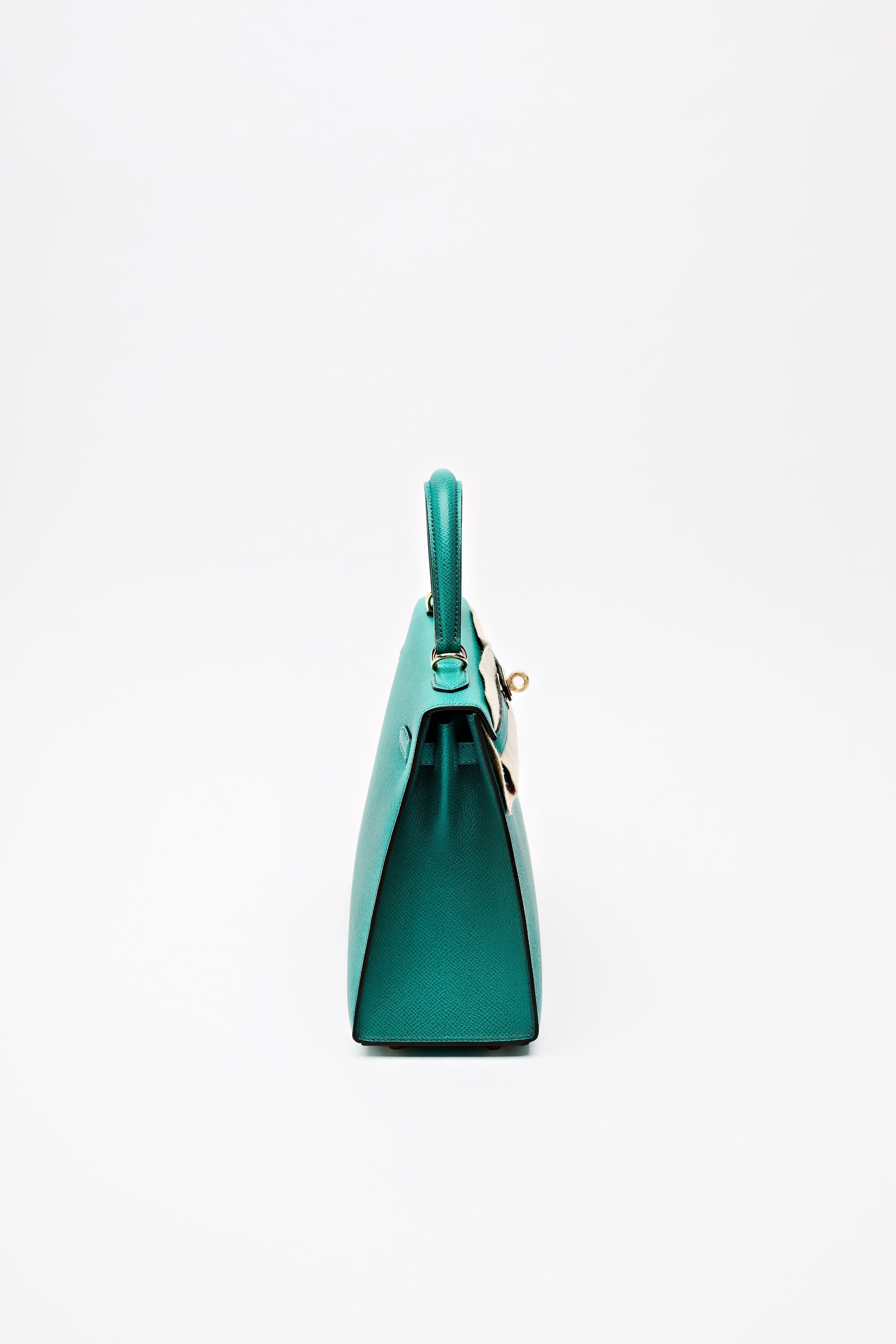 Gucci Hermes Kelly Vert Jade Sellier Epsom Calfskin Travel Bag