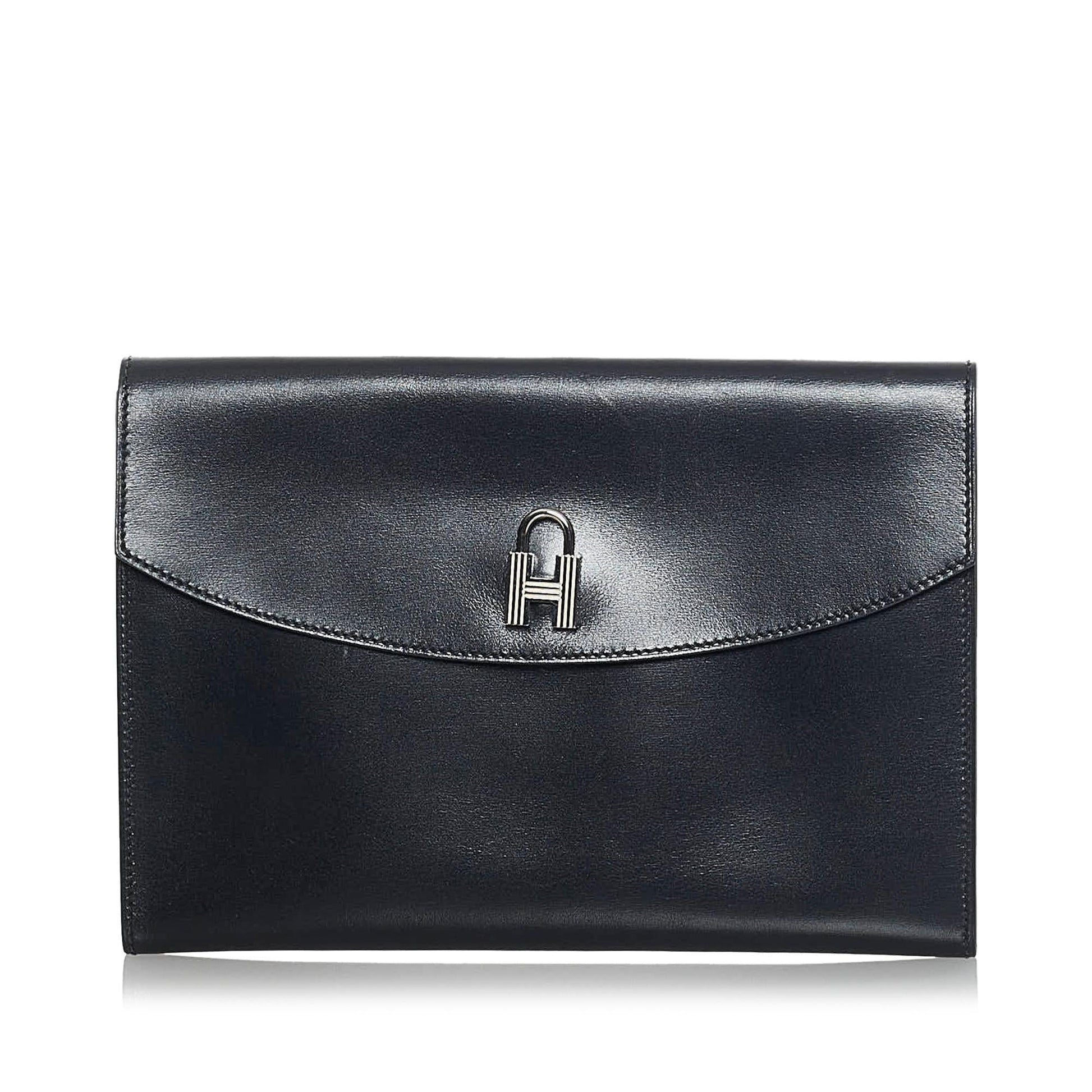 Hermes Luxury Box Pochette Cadena Clutch Bag (Shg