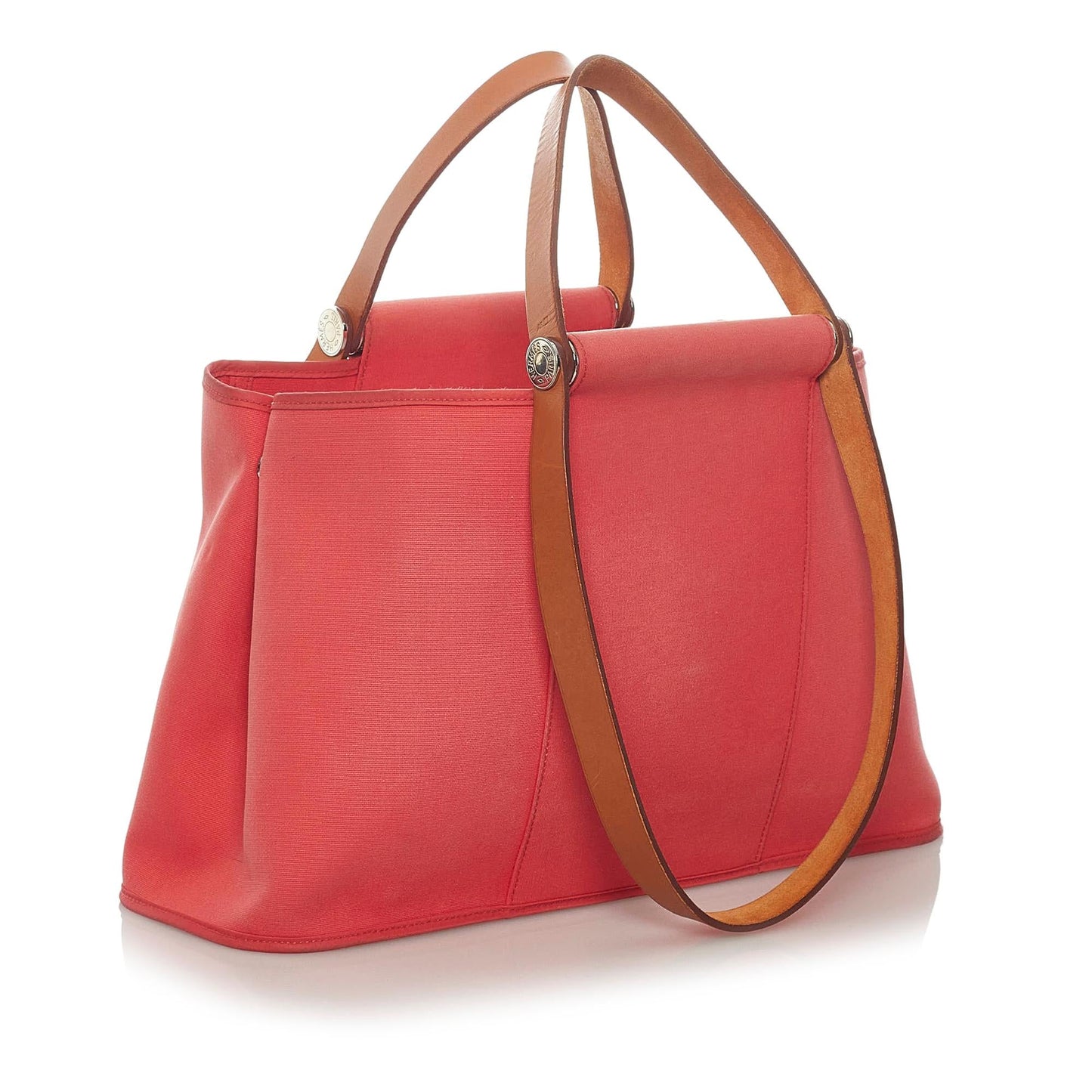 Hermes Luxury Cabag Elan Satchel (Shg ) Canvas Travel Bag