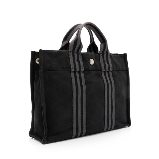 Hermes Luxury Herline Pm Tote (Shf ) Handbag Canvas Tote Bag