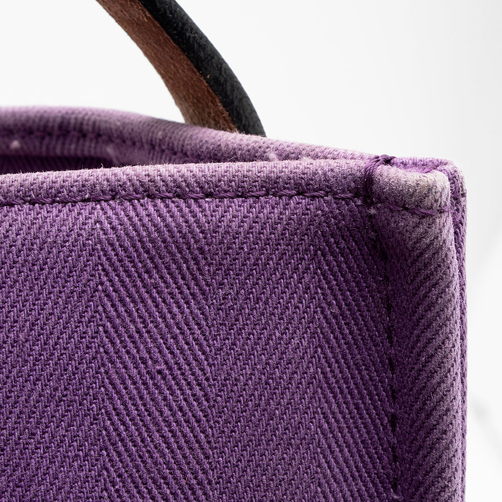 Hermes Luxury Cabalicol Tote (Shf ) Handbag Leather Canvas Tote Bag