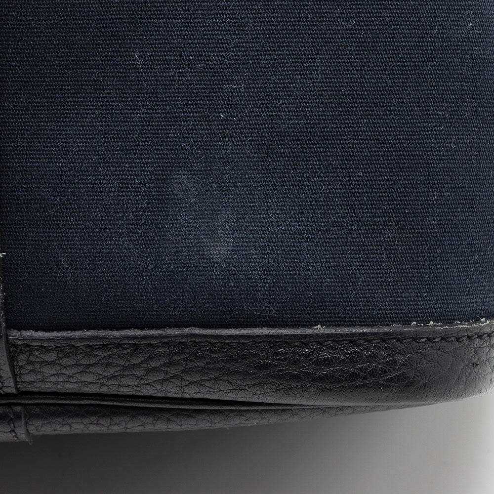 Hermes Luxury Garden Party Tote Sale (Shf ) Leather Canvas Tote Bag