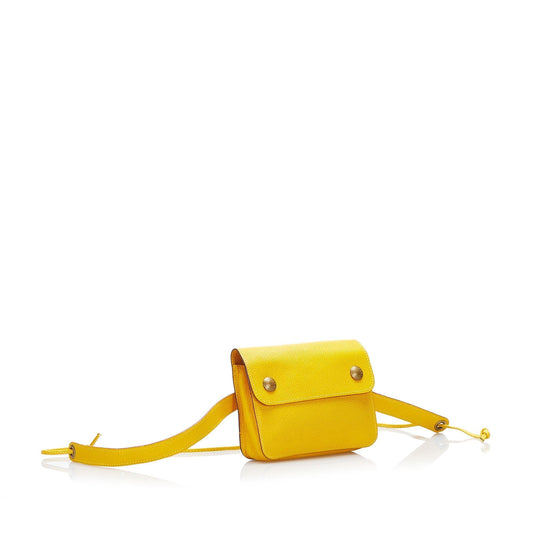 Hermes Luxury Courchevel Pochette Waist Bag (Shg Omt Green Travel Bag
