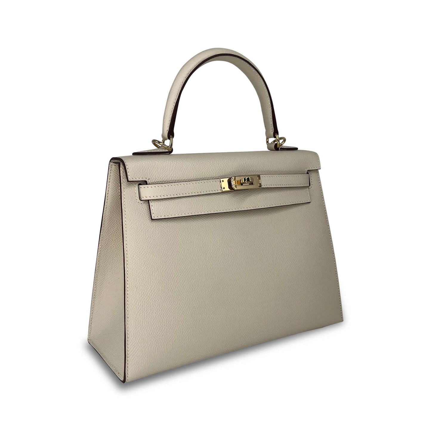 Hermes Top Quality Luxury Kelly Craie Epsom Designer Leather Travel Bag
