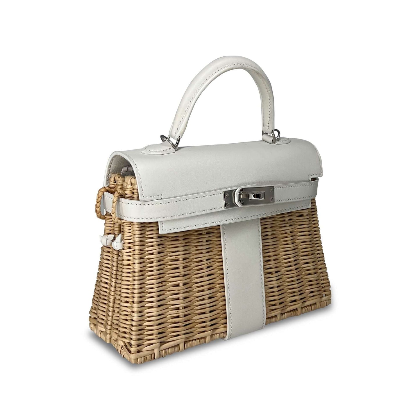 Hermes Top Quality Luxury Kelly Designer Bag In White Travel Bag