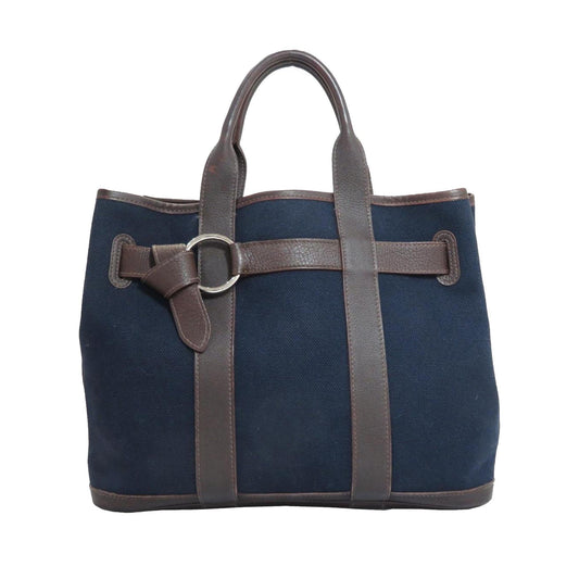 Hermes Luxury Petite Ceinture Pm Tote (Shg ) Canvas Tote Bag