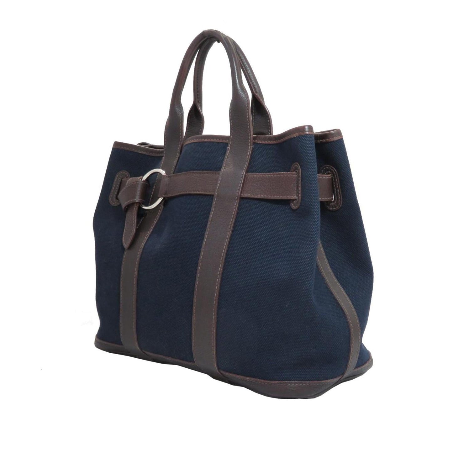 Hermes Luxury Petite Ceinture Pm Tote (Shg ) Canvas Tote Bag