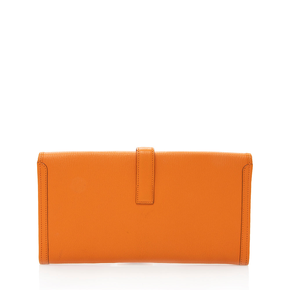 Hermes Luxury Swift Jige Elan Clutch (Shf ) Clutch Bag