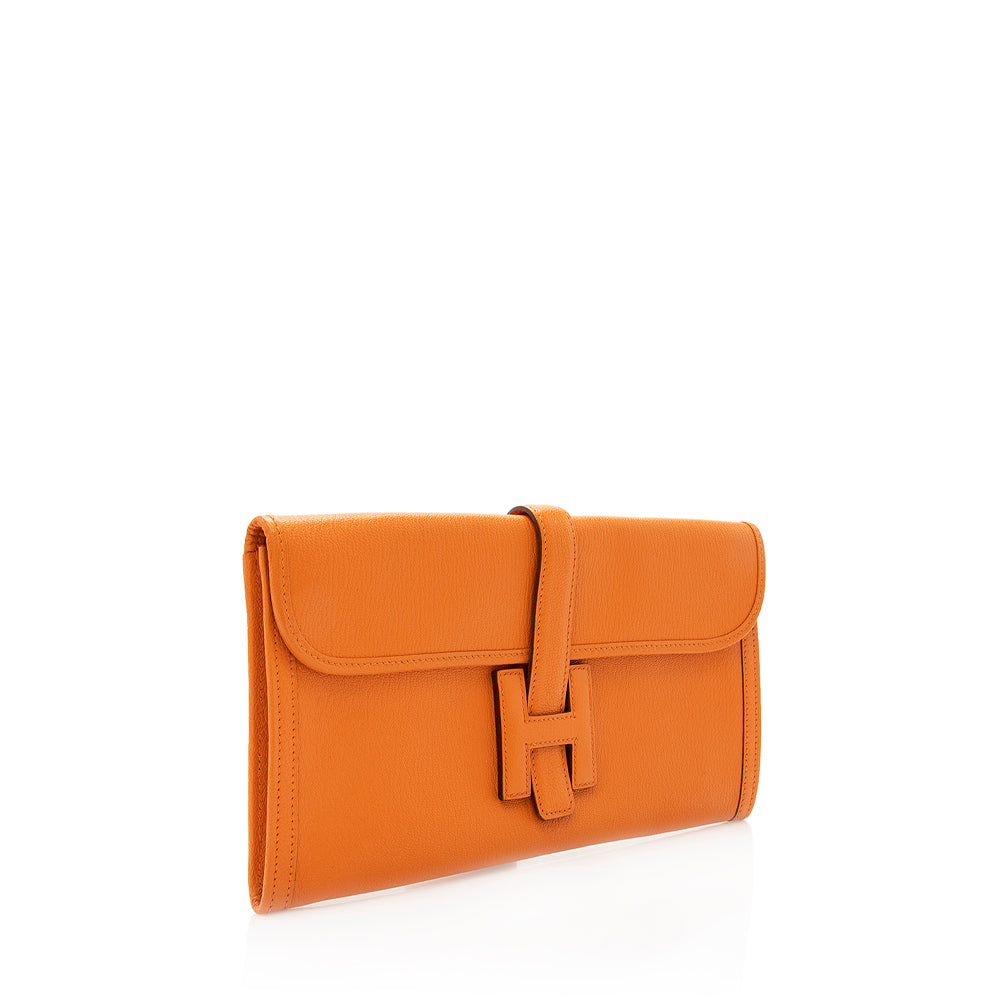 Hermes Luxury Swift Jige Elan Clutch (Shf ) Clutch Bag