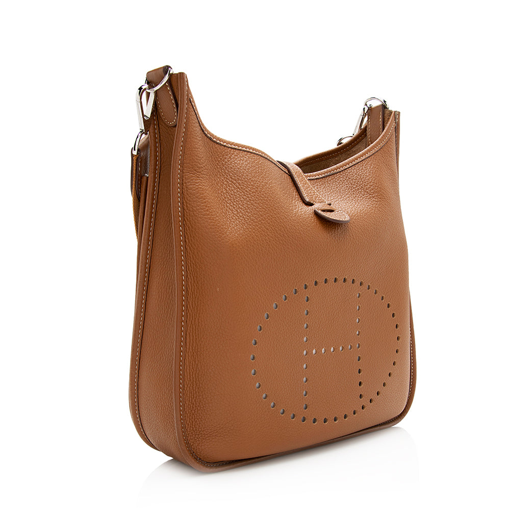Hermes Luxury Taurillion Clemence Evelyne Ii Pm Shoulder Shoulder Bag