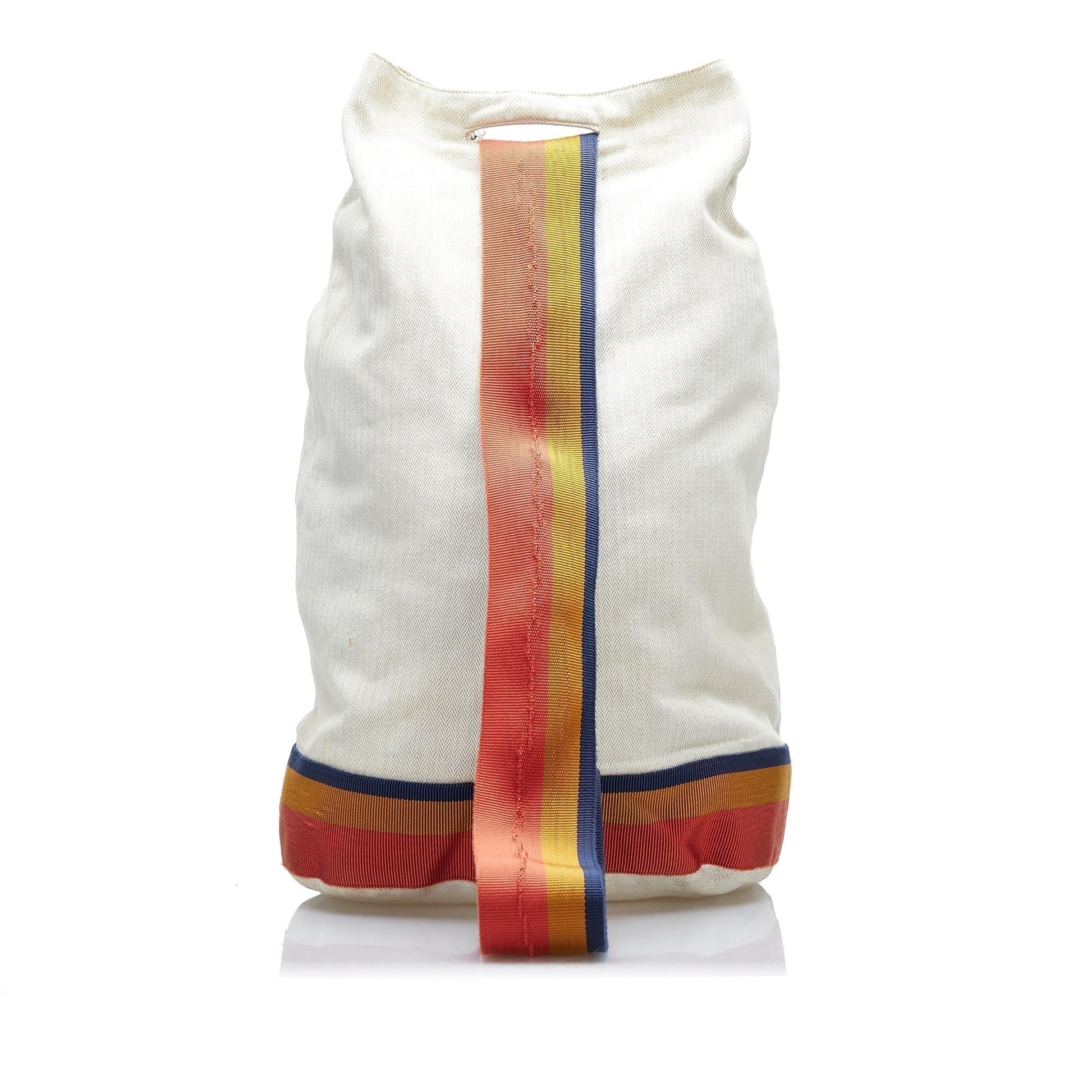 Hermes Luxury Toile Chevron Cavalier Sling Bag (Shg Travel Bag
