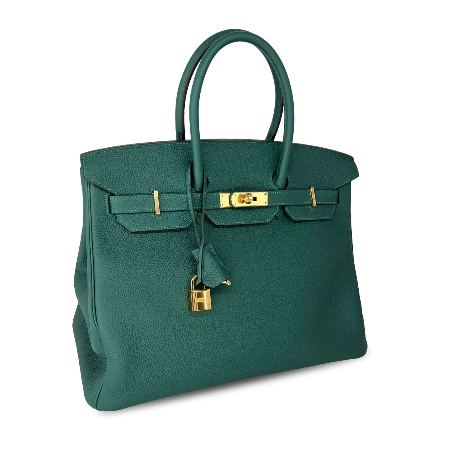 Hermes Top Quality Luxury Birkin Malachite Togo Designer Travel Bag